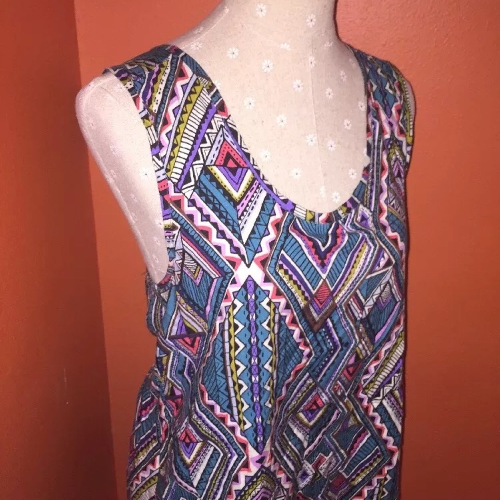 COVETED CLOTHING~Southwestern Print Crossback Top